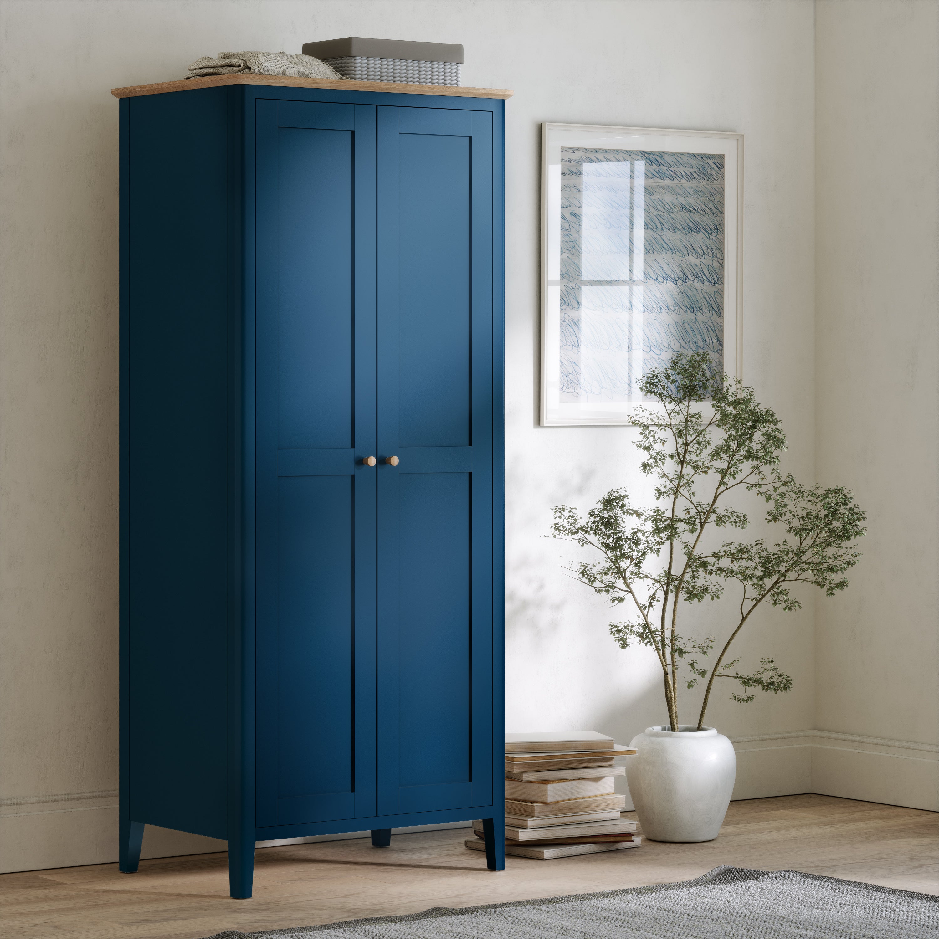 Marlow Double Wardrobe Navy