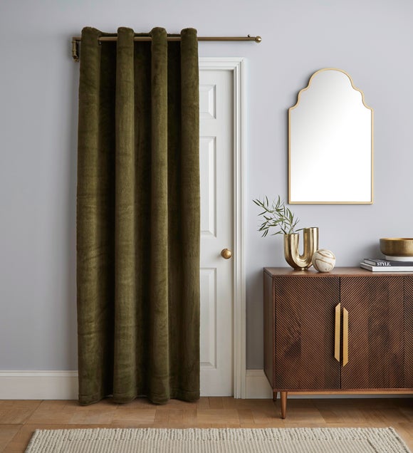 Click to view product details and reviews for Lenon Thermal Eyelet Door Curtain.