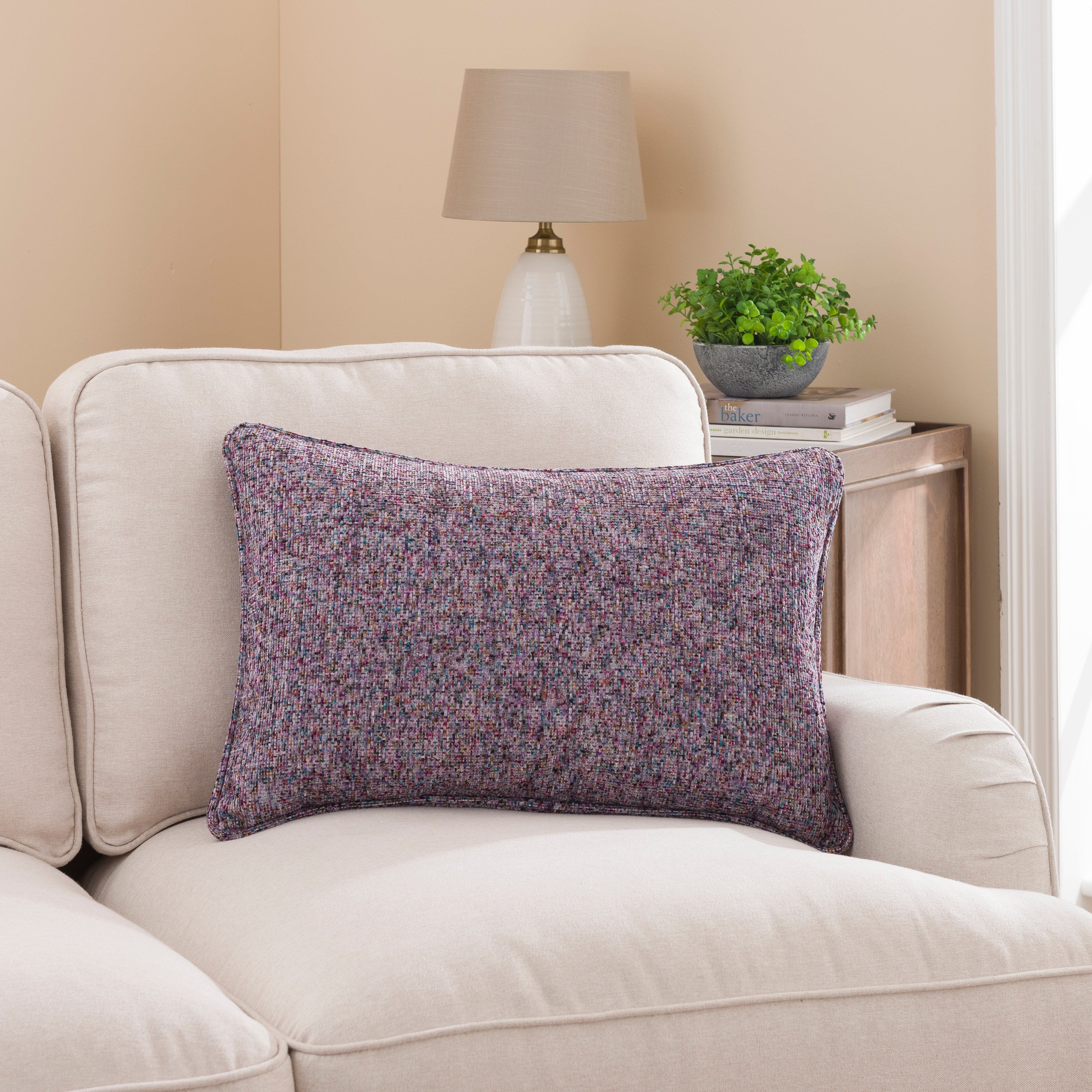 Mirabelle Rectangular Cushion Purple