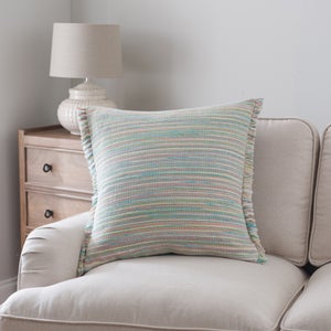Ava Fringe Cotton Square Cushion