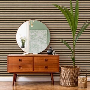 Wallpops Set Of 3 Acoustic Wood Slat Panelling Kit