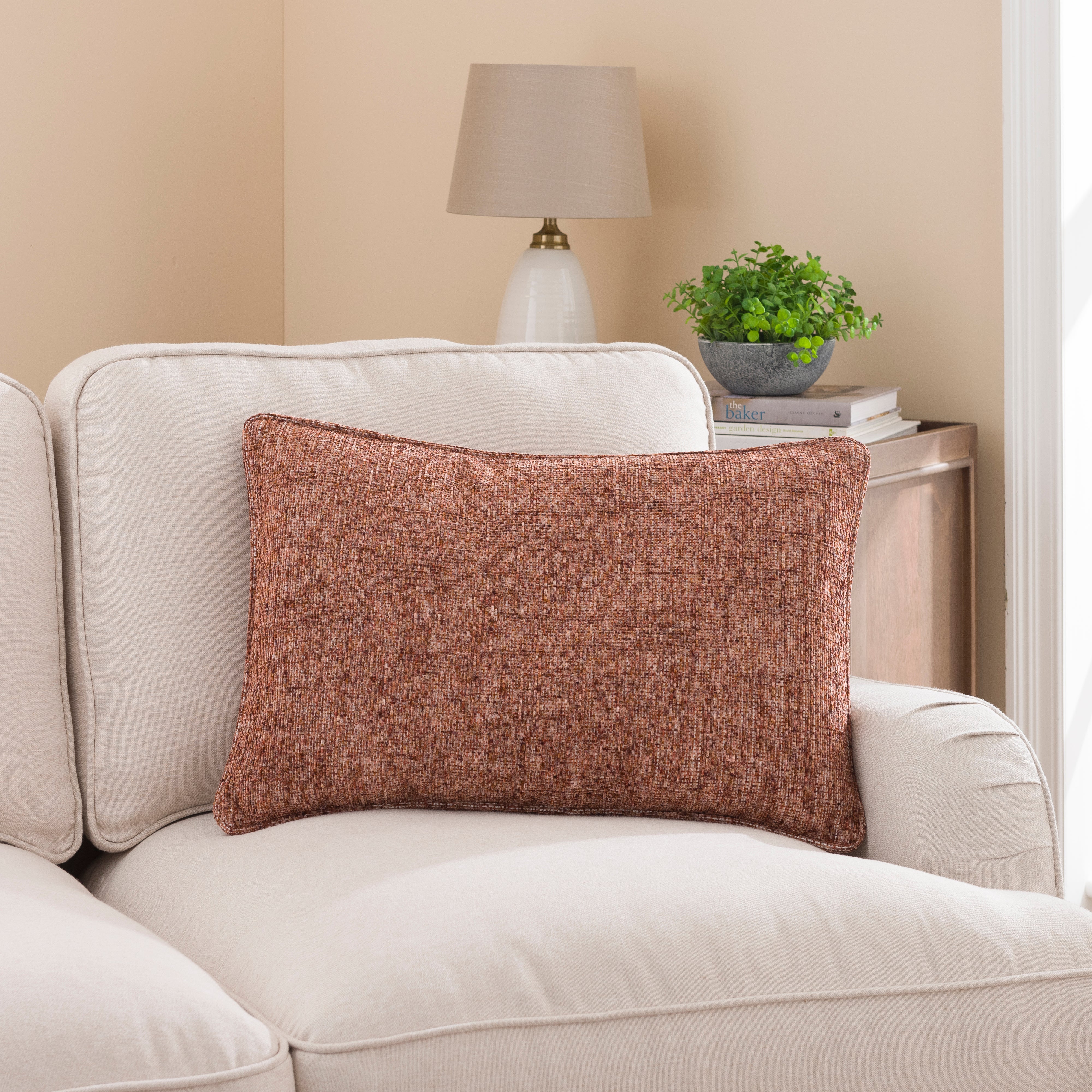 Mirabelle Rectangular Cushion Rust