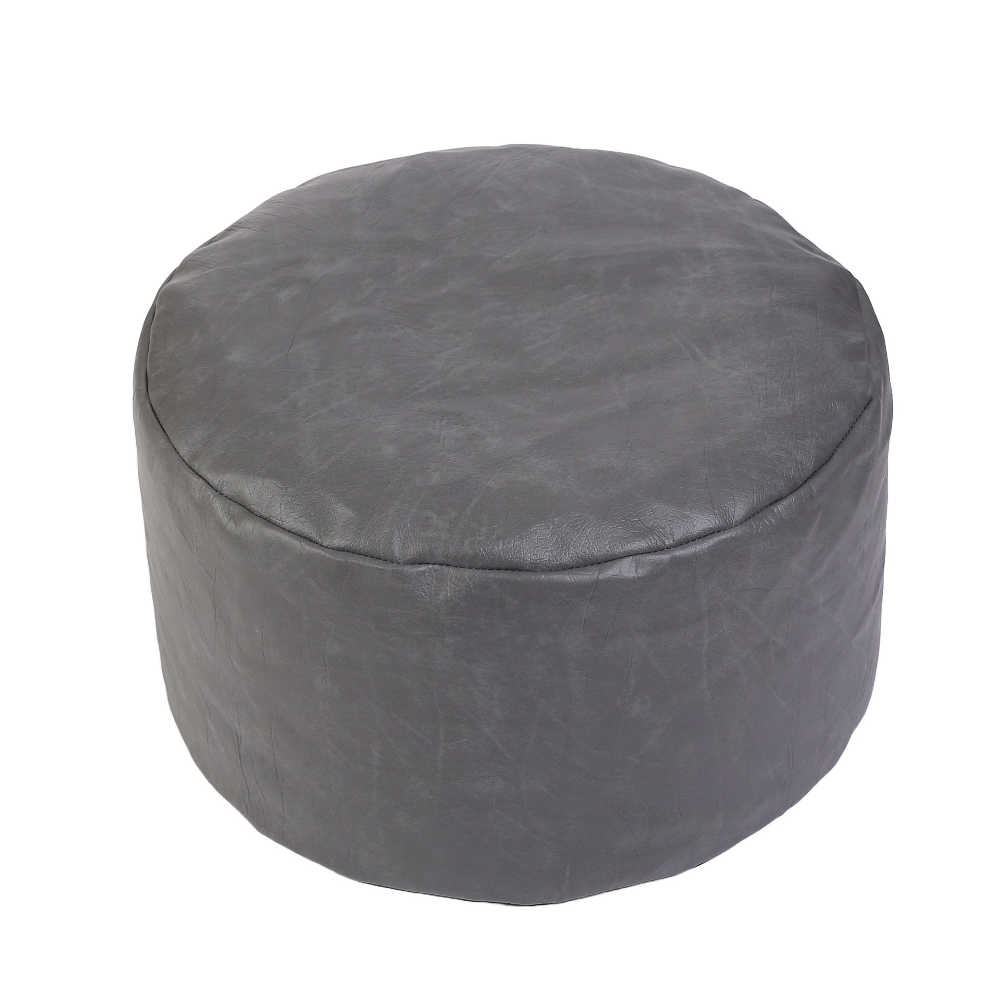 Kaikoo Faux Leather Footstool | Dunelm