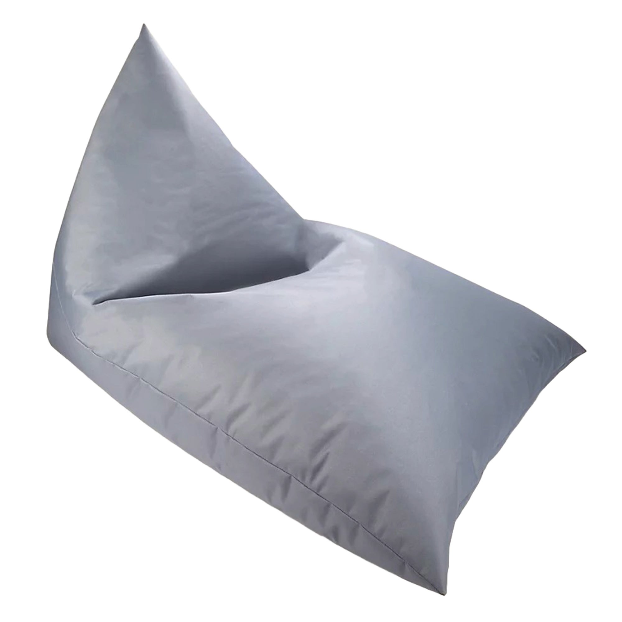 Kaikoo Large Triangle Beanbag Chair Grey