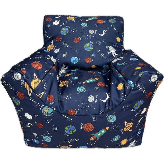 Kaikoo Kids Space Print Beanbag Chair