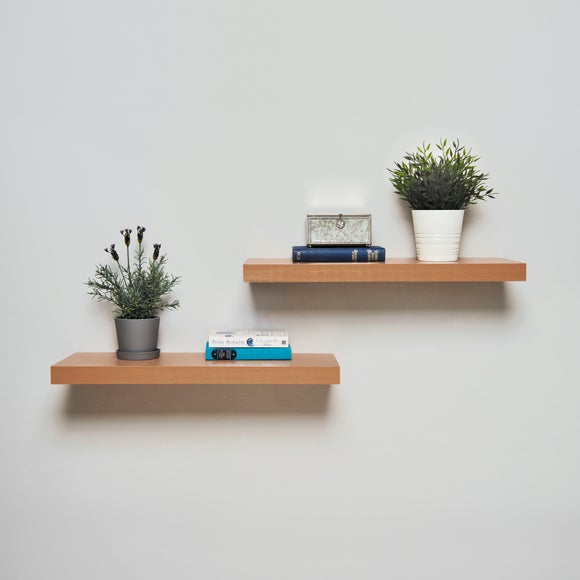 Click to view product details and reviews for Set Of 2 Floating Shelves 40cm.