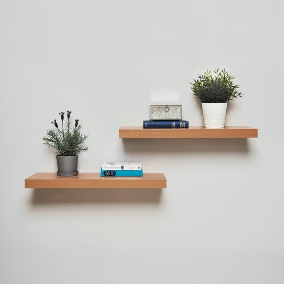 Click to view product details and reviews for Set Of 2 Floating Shelves 60cm.