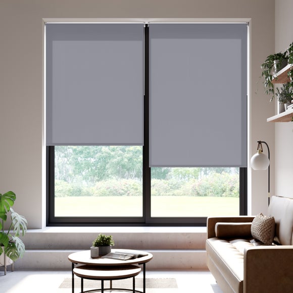 Maison Daylight Made to Measure Roller Blind Fabric Sample Charcoal