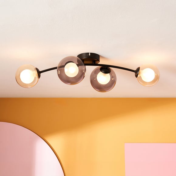 Eliza 4 Light Semi Flush Ceiling Light