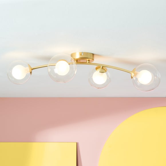 Eliza 4 Light Semi Flush Ceiling Light