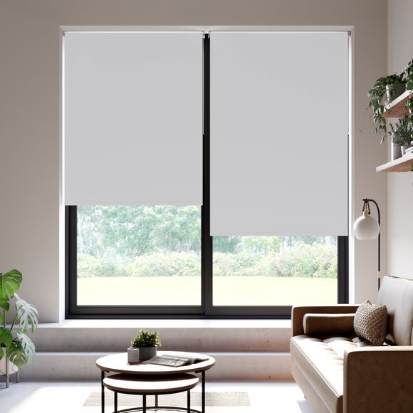 Maison Blackout Made to Measure Roller Blind Fabric Sample Grey