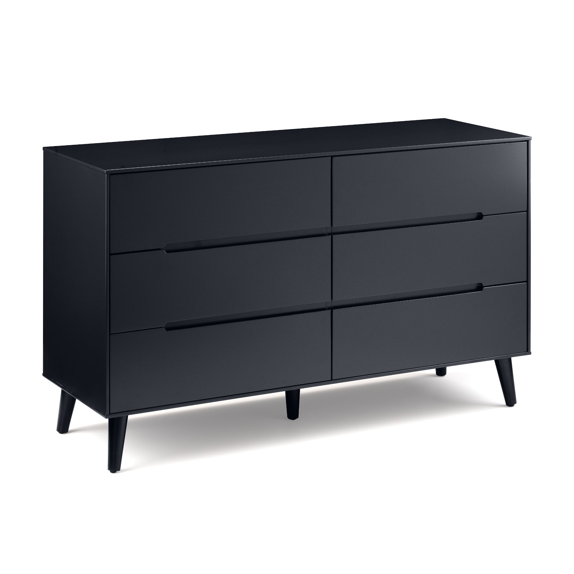 Cecil 6 Drawer Wide Chest Anthracite Anthracite