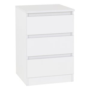 Walker 3 Drawer Bedside Table