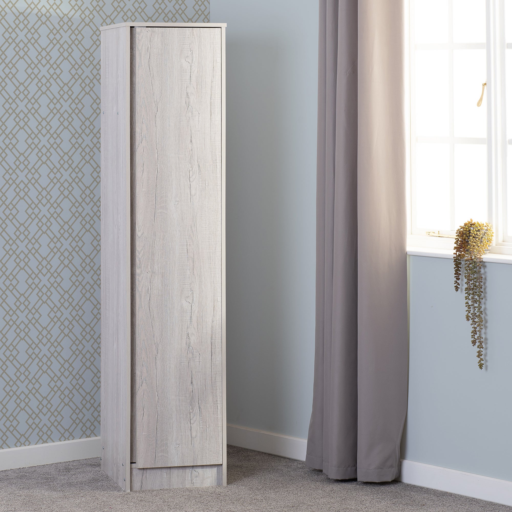 Malvern Single Wardrobe Urban Snow