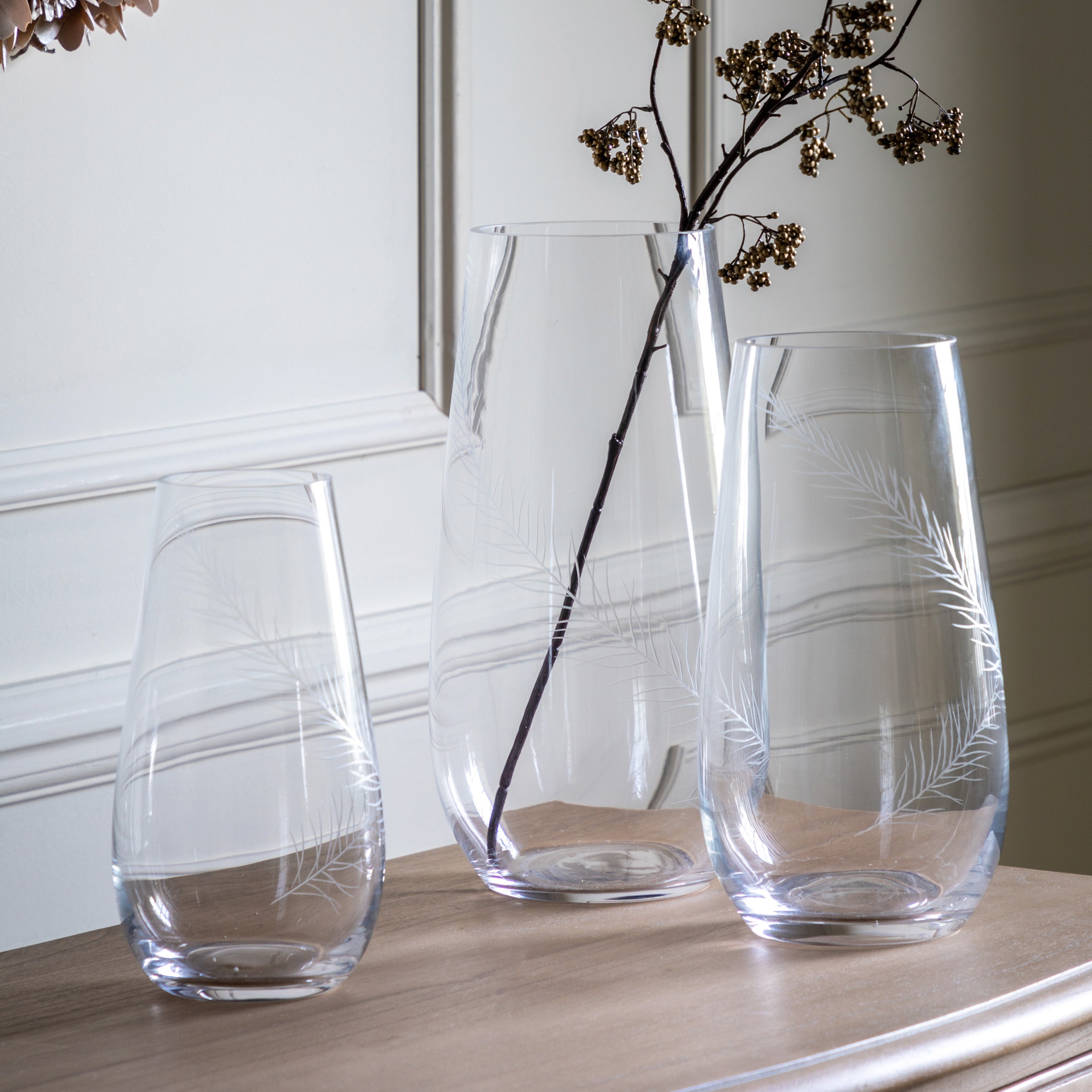 Lapford Glass Vase Clear