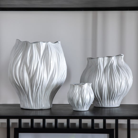 View Shaldon Abstract Clay Vase View Shaldon Abstract Clay Vase