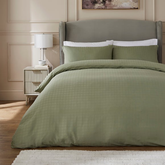 Click to view product details and reviews for Hotel 200 Thread Count Check Duvet Cover Pillowcase Set.