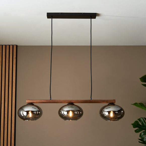 Bowen Industrial 3 Light Adjustable Diner Ceiling Light