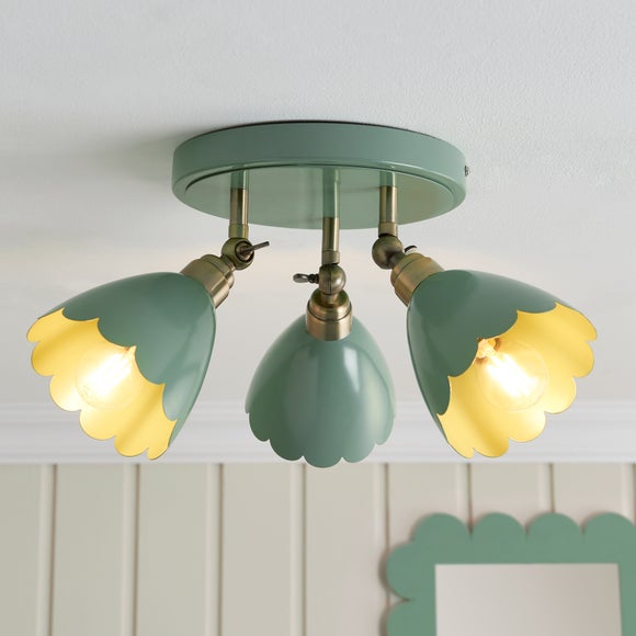 Click to view product details and reviews for Remi Scalloped 3 Light Adjustable Spotlight.