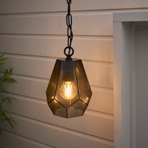 Hartnell Art Deco Adjustable Outdoor Pendant Light