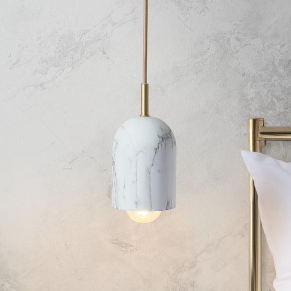 Levi Marble Adjustable Pendant Light