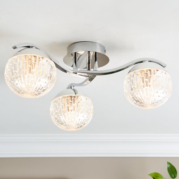 Valence 3 Light Flush Ceiling Light