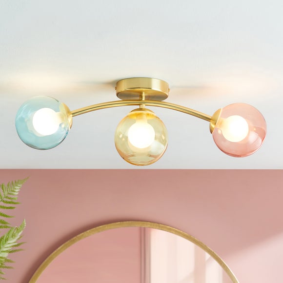 Eliza 3 Light Bathroom Flush Ceiling Light