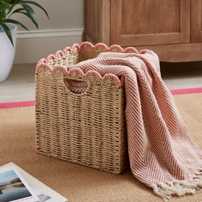 Scalloped Storage Box - Compact & Collapsible Design