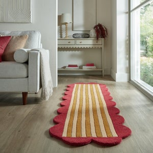 Milo Scallop Wool Runner