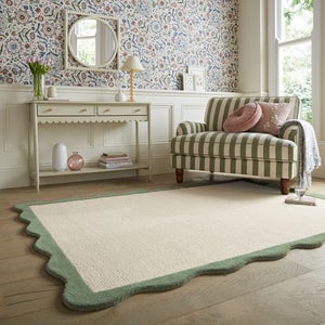 Bonnie Scallop Wool Rug