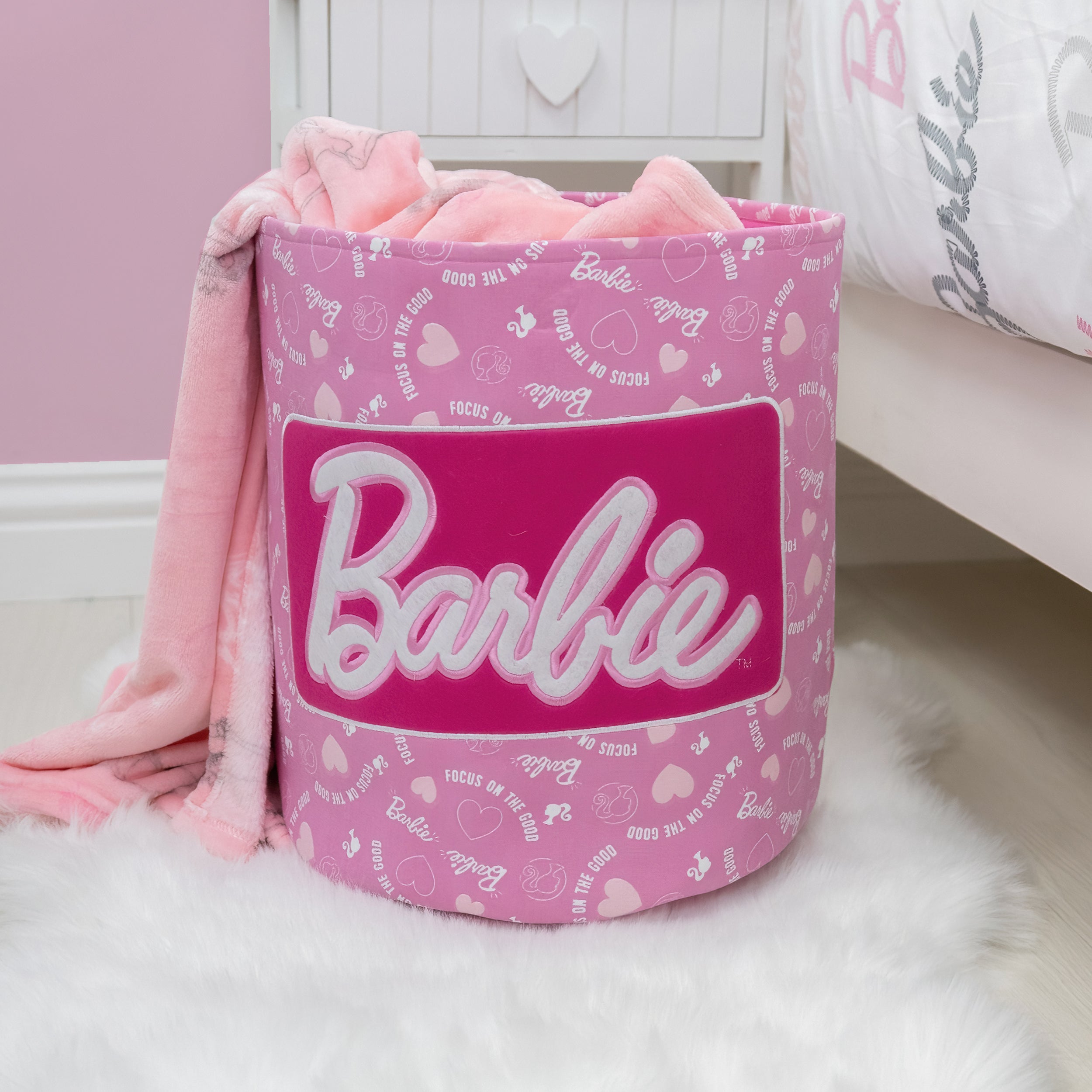 Barbie 3.9L Cotton Storage Basket