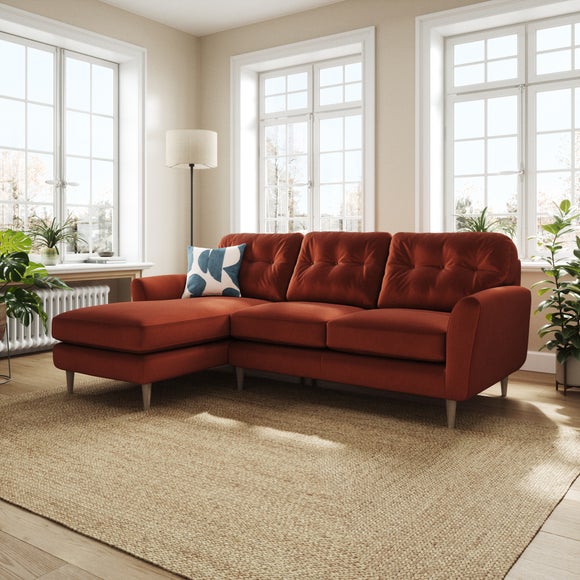 Sven Opulent Velvet Large Corner Chaise Sofa