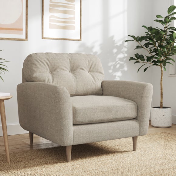 Click to view product details and reviews for Sven Chunky Tonal Weave Snuggle Chair.