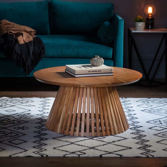 Slat coffee table discount