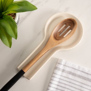 The Edited Life Stoneware Spoon Rest