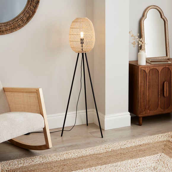 Click to view product details and reviews for Kalena Boho Tripod Floor Lamp.