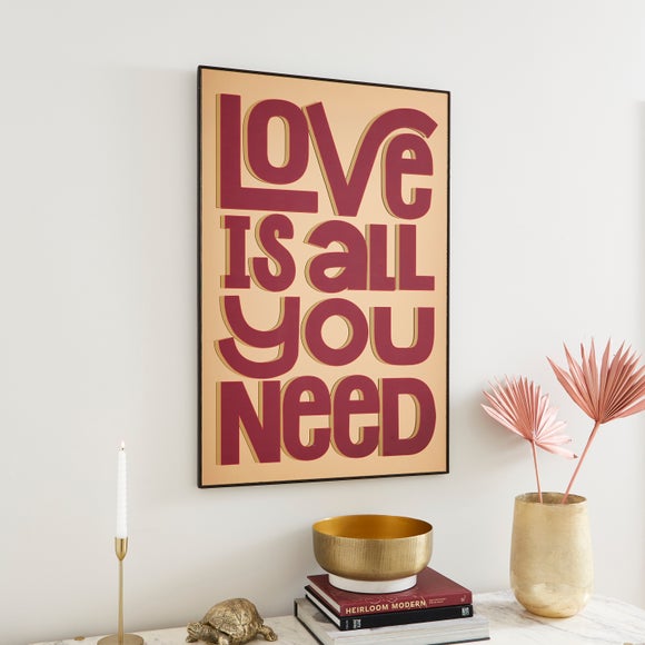 Click to view product details and reviews for Love Is All You Need Mirrored Wall Art.