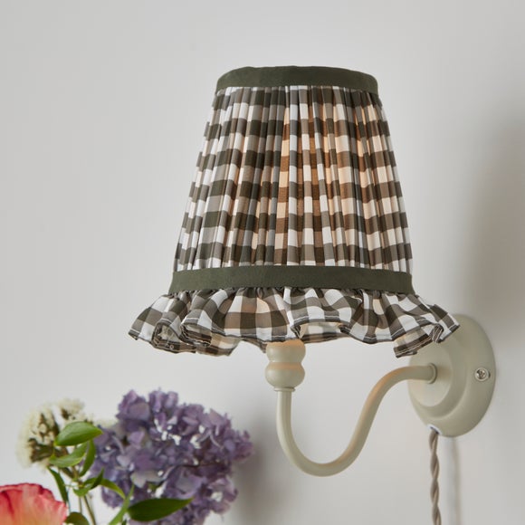 Carys Frilled Gingham Lamp Shade