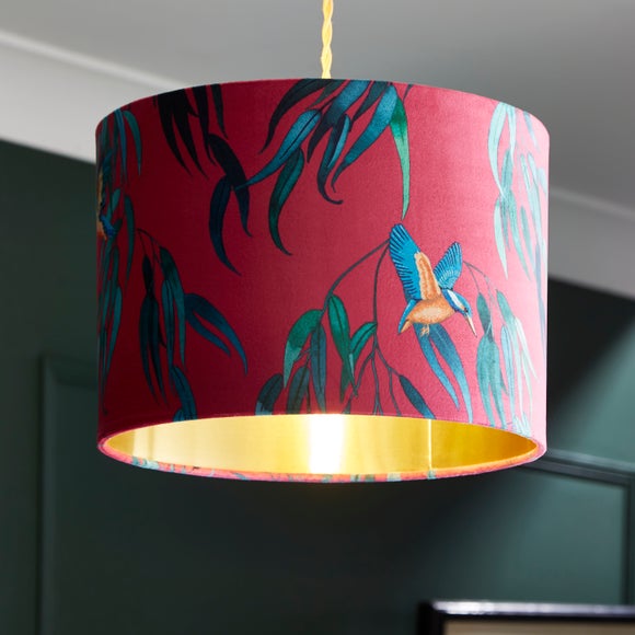 Kingfisher Drum Lamp Shade