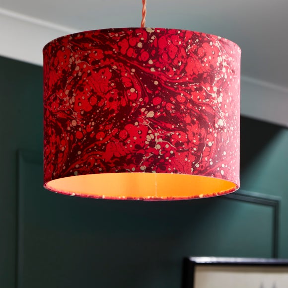 Marble Drum Lamp Shade