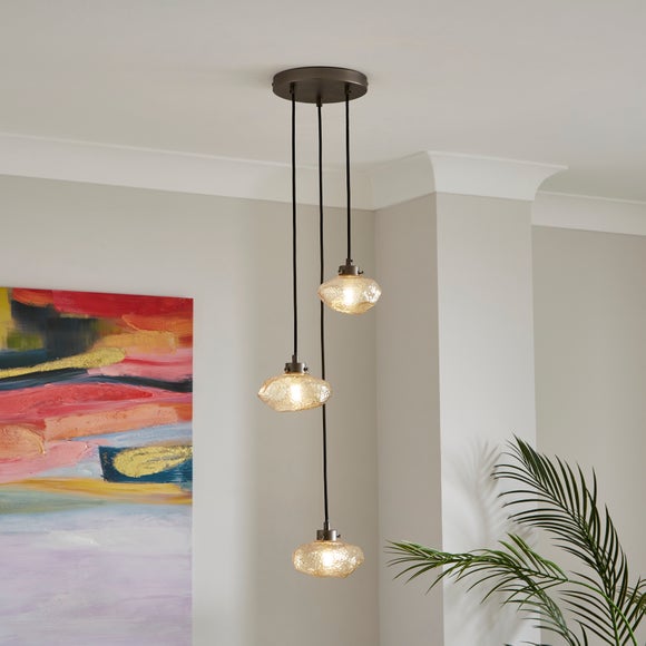 Click to view product details and reviews for Lava Industrial 3 Light Cluster Ceiling Light.