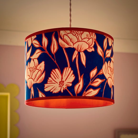 Sophie Robinson Made to Order Tree Peony Lamp Shade Multicoloured undefined