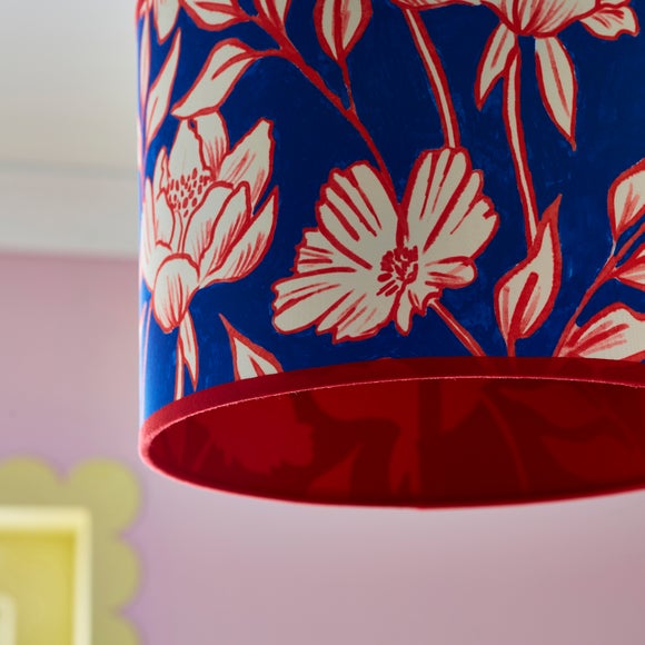 Sophie Robinson Made to Order Tree Peony Lamp Shade Multicoloured undefined