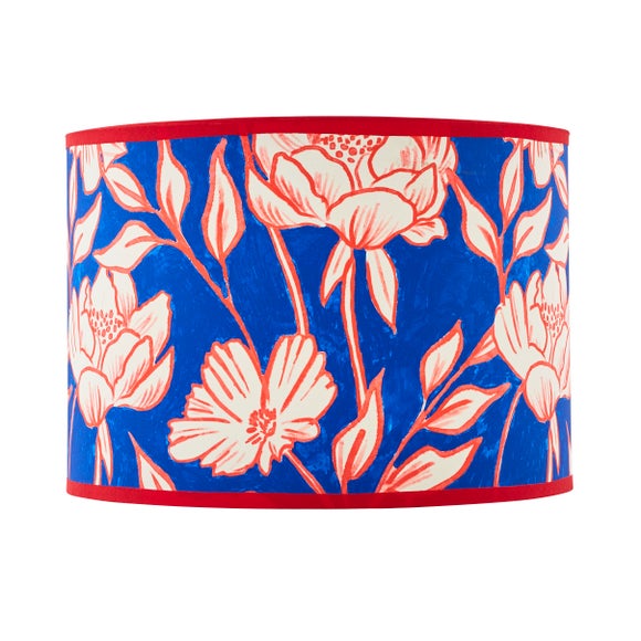 Sophie Robinson Made to Order Tree Peony Lamp Shade Multicoloured undefined