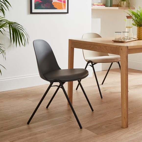 Burton Dining Chair Faux Leather