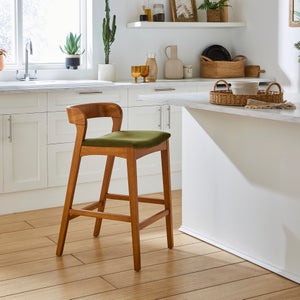 Melia Counter Height Barstool- Velvet