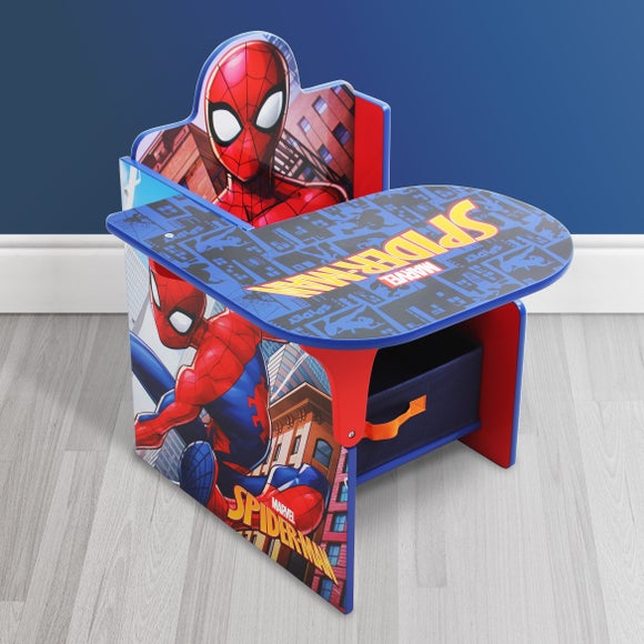 Spiderman Chair and Desk with Storage Bin Dunelm