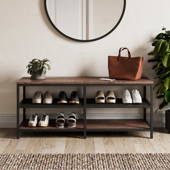 Fulton Open Shoe Bench Dunelm
