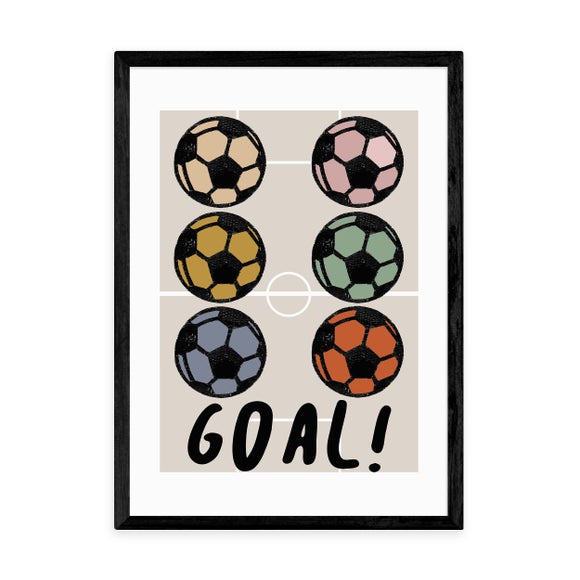 East End Prints Goal! Print by Wonder and Rah