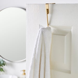 Marble Single Overdoor Towel Hook